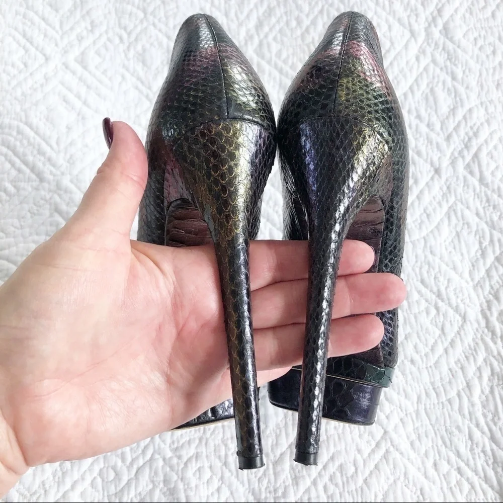 Brian Atwood Ferguson Iridescent Snake Ski…